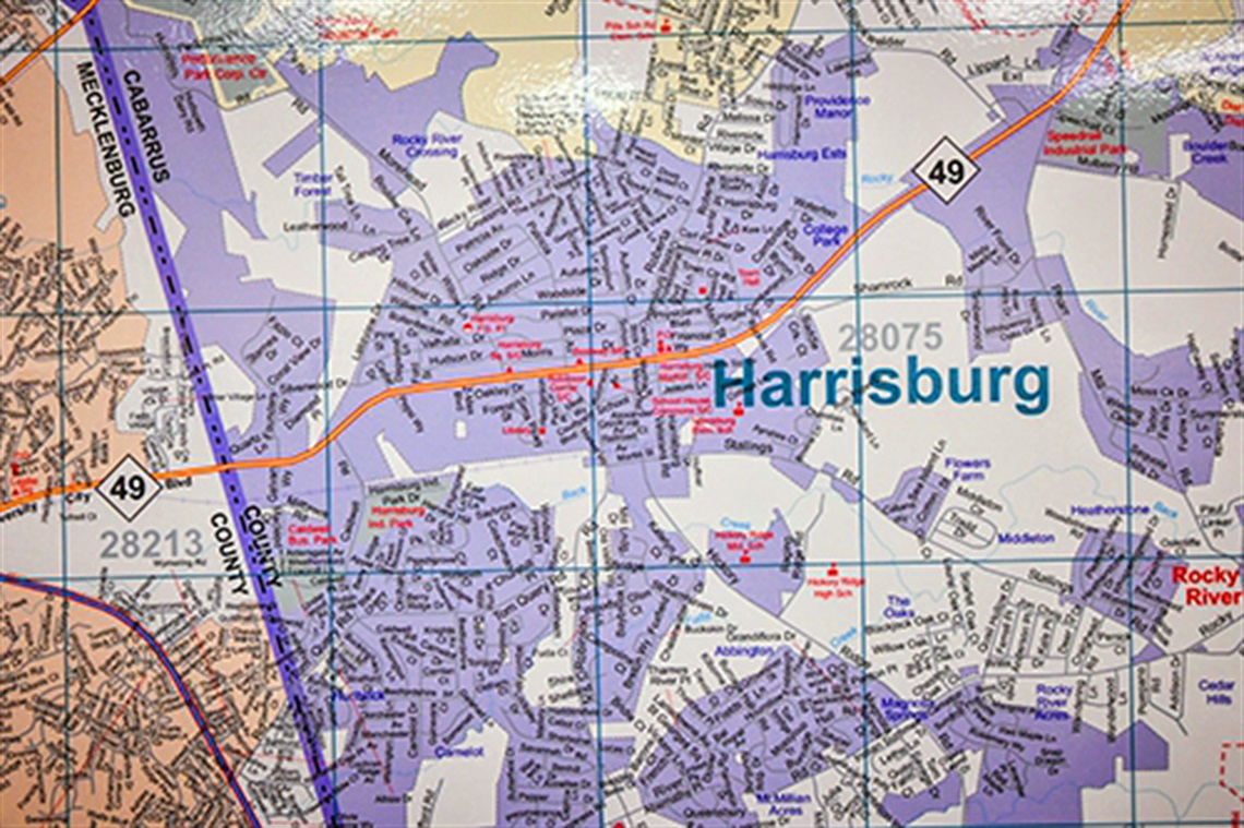 Street Level Map of Harrisburg