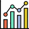 Multi-Color Bar Graph Below a Line Graph