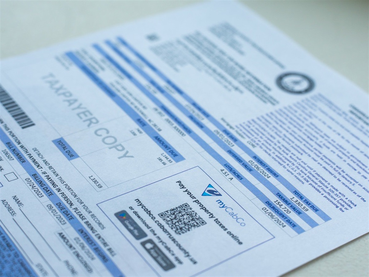 Cabarrus property tax bills hitting mailboxes soon Cabarrus County