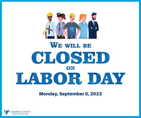 Labor Day graphic with people of various trades