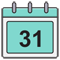 Calendar Day with 31 at the Center