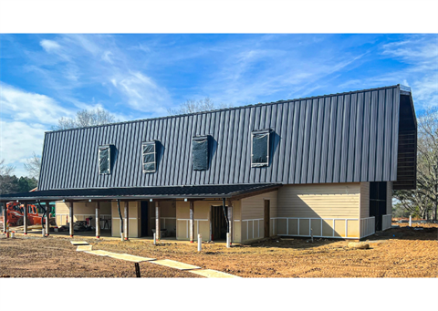 Frank Liske Park Barn Construction