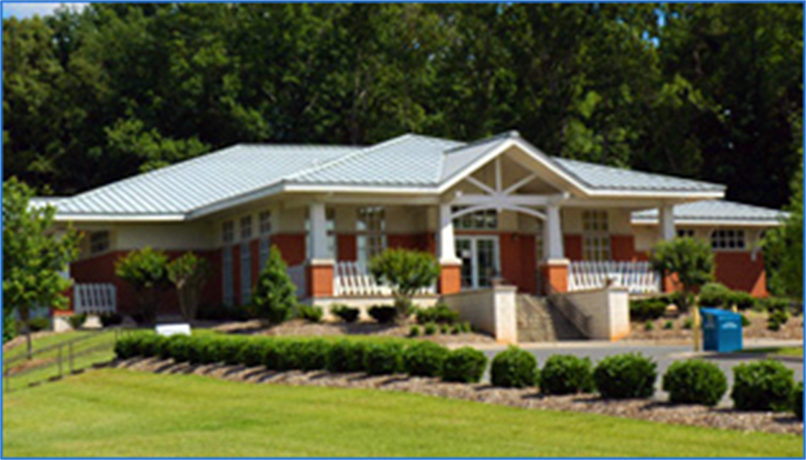 Harrisburg Library on Sims Parkway in Harrisburg